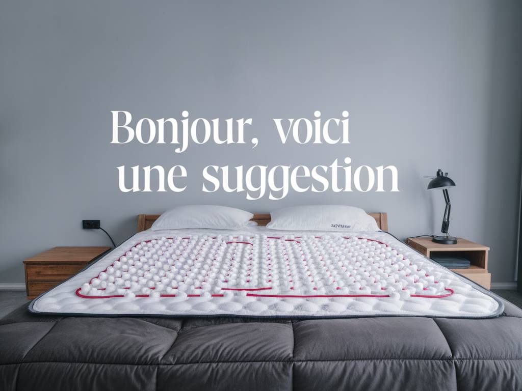 Bonjour, voici une suggestion : **Surmatelas chauffant : dangers et conseils pour un sommeil optimisé ici**