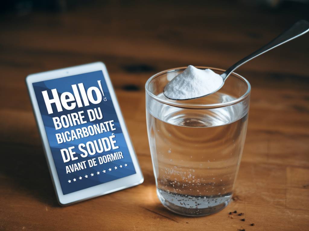 hello : boire du bicarbonate de soude avant de dormir – bienfaits et rêves