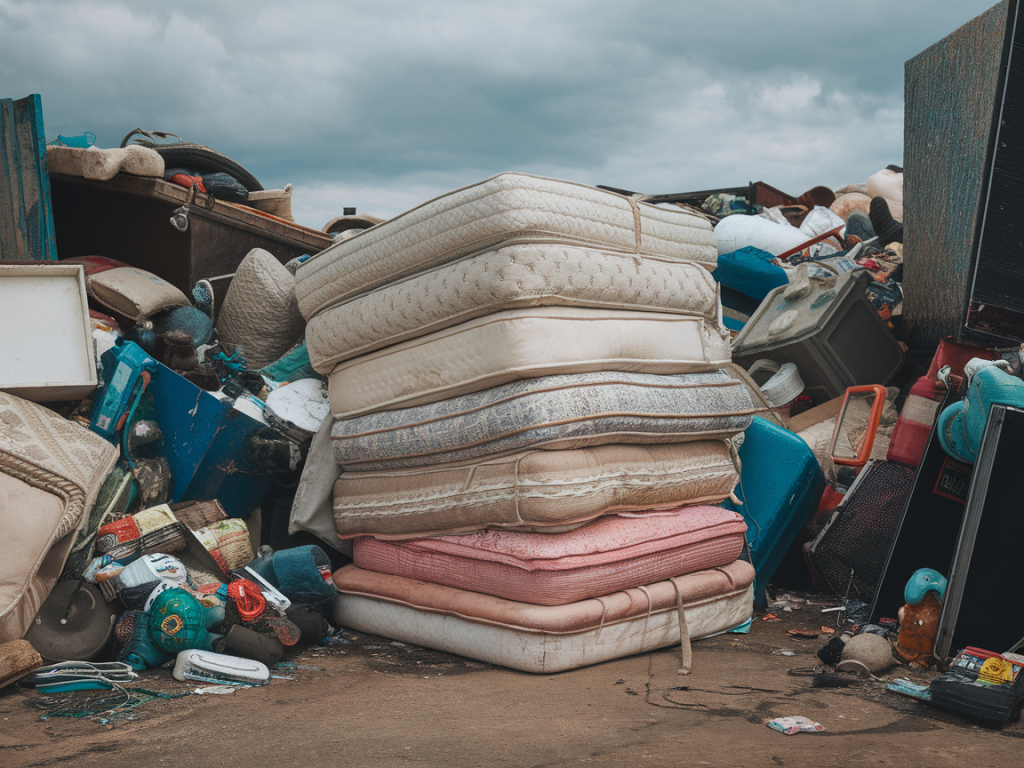 Les impacts environnementaux des matelas non recyclés